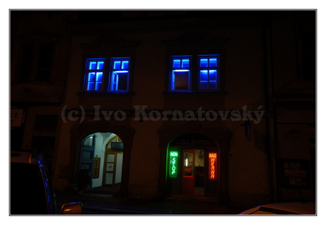 noční Plzeň